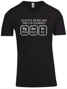South African Table Of Elements - V-Neck
