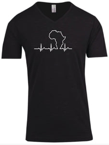 African Heartbeat - V-Neck
