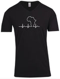 African Heartbeat - V-Neck