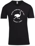 Stop Checking Out My Groot Voël - V-Neck