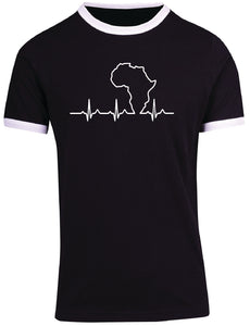 African Heartbeat - Ringer Slim Fit