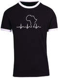 African Heartbeat - Ringer Slim Fit