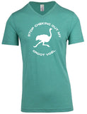 Stop Checking Out My Groot Voël - V-Neck