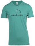African Heartbeat - V-Neck