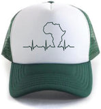 African Heartbeat - Mesh Baseball Caps
