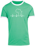 African Heartbeat - Ringer Slim Fit