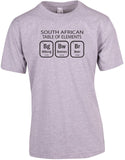 South African Table Of Elements - Unisex Modern Fit Tee