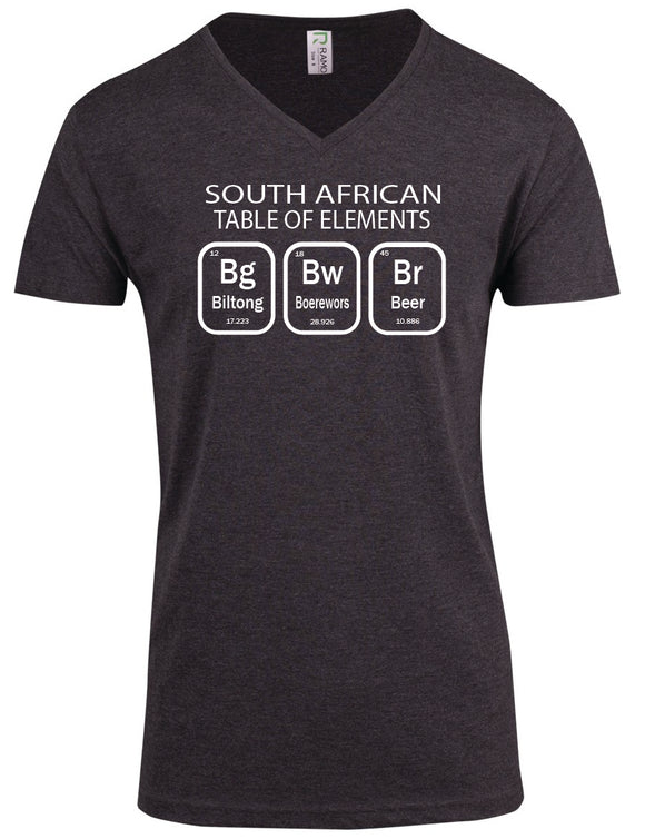South African Table Of Elements - V-Neck
