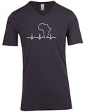 African Heartbeat - V-Neck