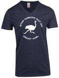 Stop Checking Out My Groot Voël - V-Neck