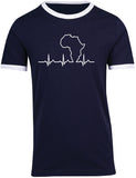 African Heartbeat - Ringer Slim Fit
