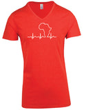 African Heartbeat - V-Neck