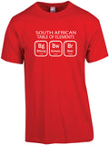South African Table Of Elements - Unisex Modern Fit Tee