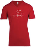 African Heartbeat - V-Neck