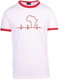 African Heartbeat - Ringer Slim Fit