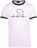 African Heartbeat - Ringer Slim Fit