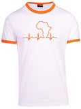 African Heartbeat - Ringer Slim Fit