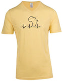 African Heartbeat - V-Neck